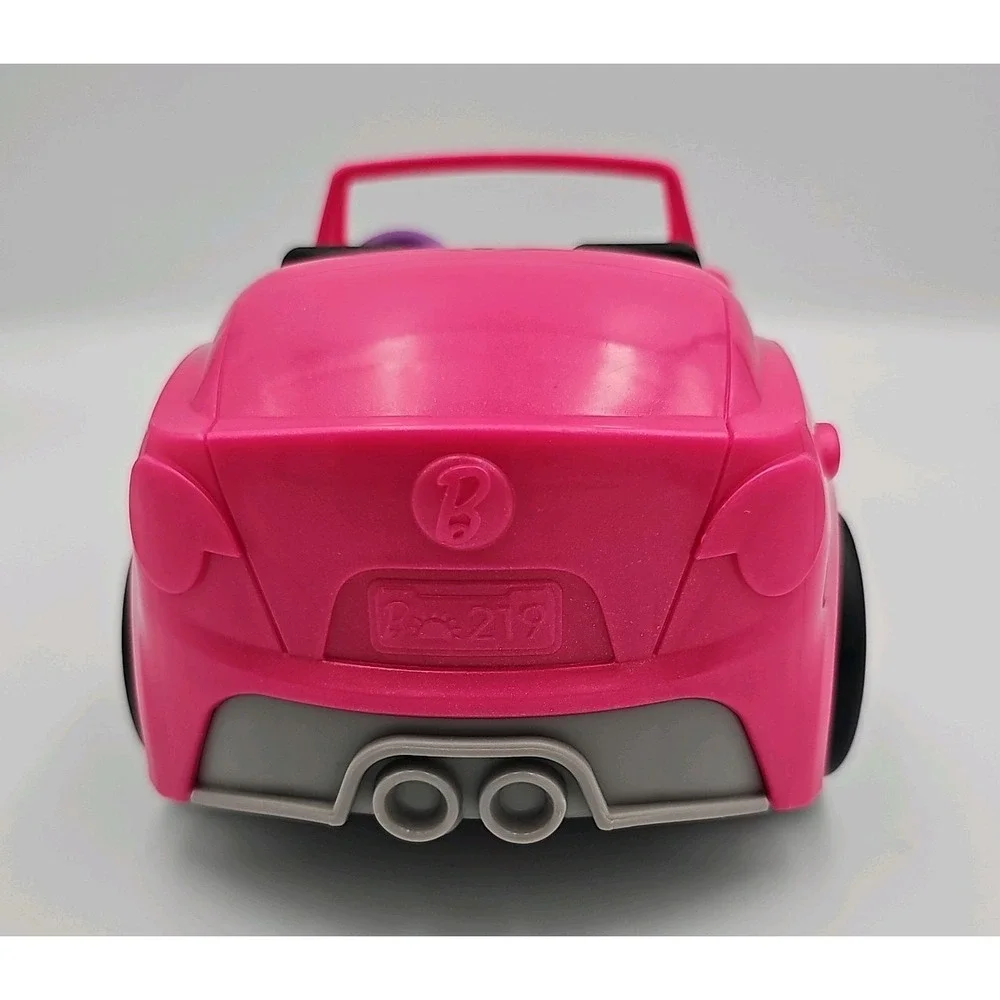 Barbie Little People Toddler Toy Car Convertible Pink with Sounds HCF70